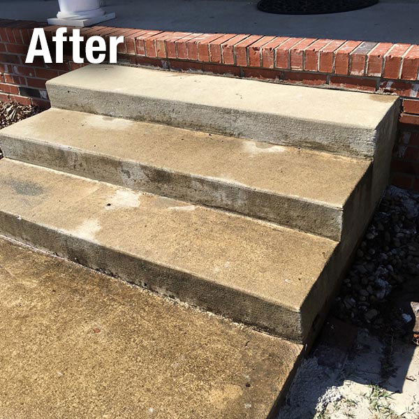 Lafayette​ Concrete Steps Leveling - After